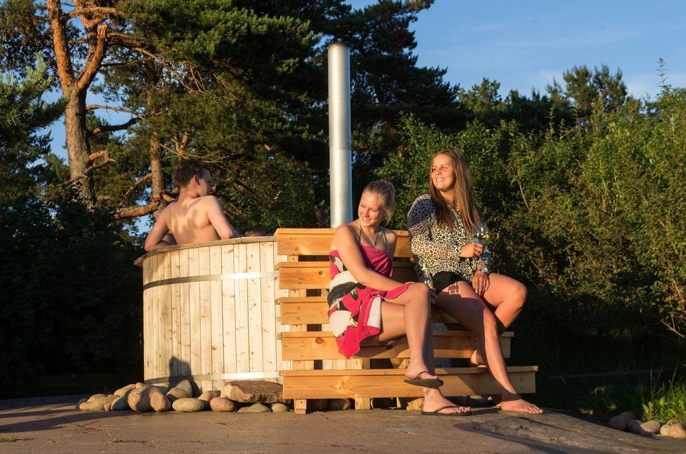 Strandby Villas Kaeringsund Eckero Buitenkant foto